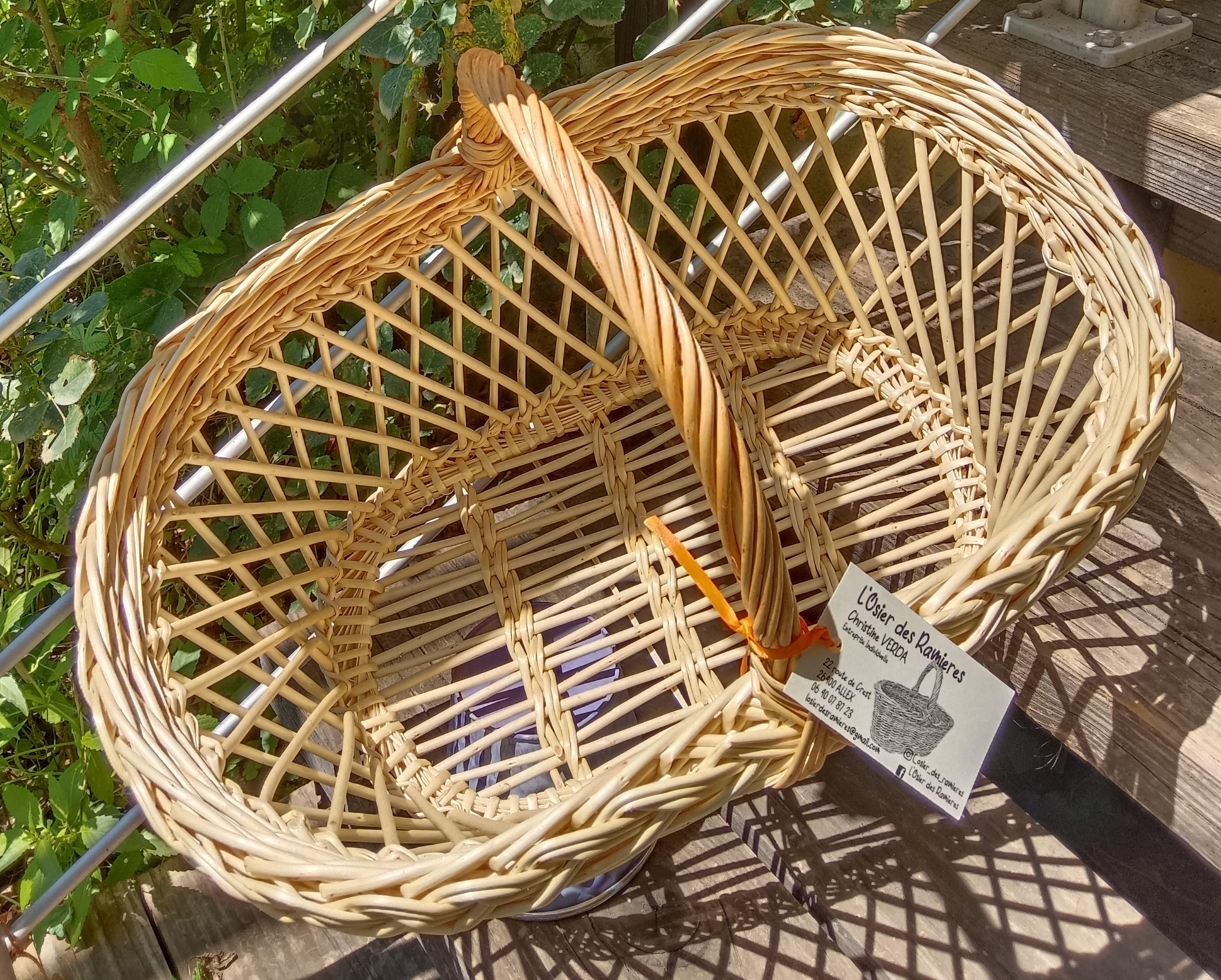 Photo du produit Panier vannerie ajourée